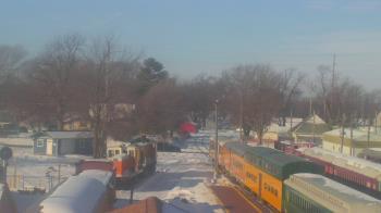 Weather camera view of Boone Scenic Valley Railroad.