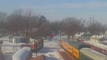 Weather camera view of Boone Scenic Valley Railroad.