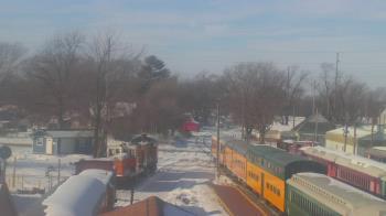 Weather camera view of Boone Scenic Valley Railroad.