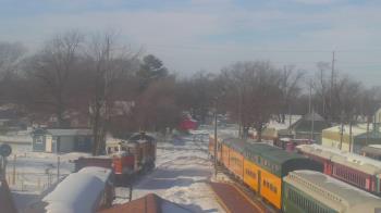 Weather camera view of Boone Scenic Valley Railroad.