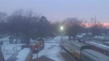 Weather camera view of Boone Scenic Valley Railroad.