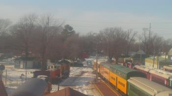 Weather camera view of Boone Scenic Valley Railroad.