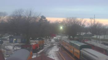 Weather camera view of Boone Scenic Valley Railroad.