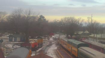 Weather camera view of Boone Scenic Valley Railroad.