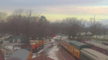 Weather camera view of Boone Scenic Valley Railroad.