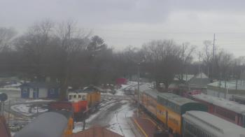 Weather camera view of Boone Scenic Valley Railroad.