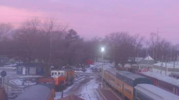 Weather camera view of Boone Scenic Valley Railroad.