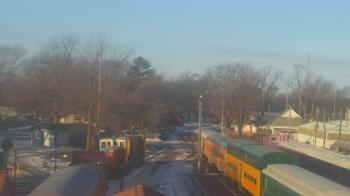 Weather camera view of Boone Scenic Valley Railroad.