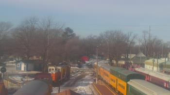 Weather camera view of Boone Scenic Valley Railroad.