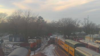 Weather camera view of Boone Scenic Valley Railroad.