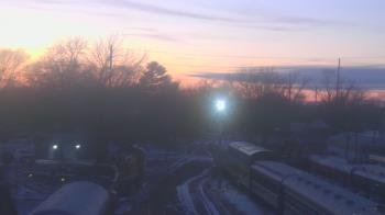 Weather camera view of Boone Scenic Valley Railroad.