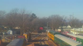 Weather camera view of Boone Scenic Valley Railroad.