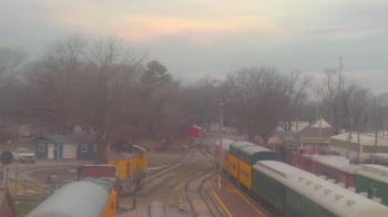 Weather camera view of Boone Scenic Valley Railroad.