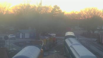 Weather camera view of Boone Scenic Valley Railroad.