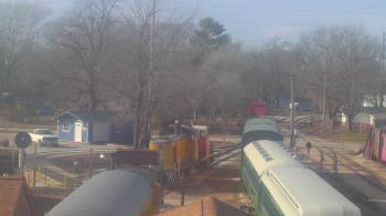 Weather camera view of Boone Scenic Valley Railroad.