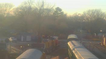 Weather camera view of Boone Scenic Valley Railroad.