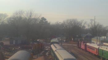 Weather camera view of Boone Scenic Valley Railroad.