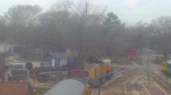 Weather camera view of Boone Scenic Valley Railroad.