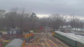 Weather camera view of Boone Scenic Valley Railroad.