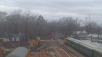 Weather camera view of Boone Scenic Valley Railroad.