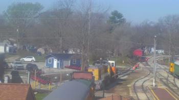 Weather camera view of Boone Scenic Valley Railroad.