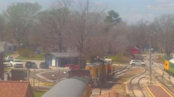 Weather camera view of Boone Scenic Valley Railroad.