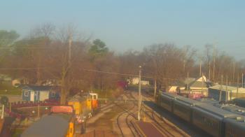 Weather camera view of Boone Scenic Valley Railroad.