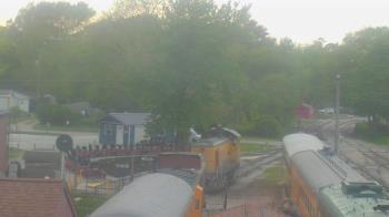 Weather camera view of Boone Scenic Valley Railroad.