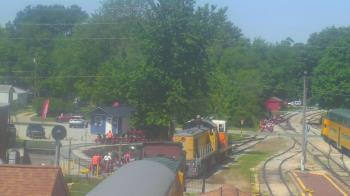 Weather camera view of Boone Scenic Valley Railroad.