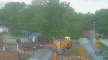 Weather camera view of Boone Scenic Valley Railroad.