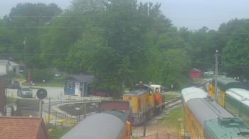 Weather camera view of Boone Scenic Valley Railroad.