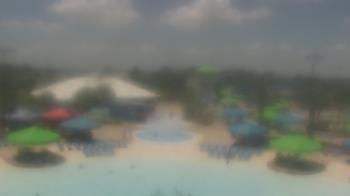 Weather camera view of Pirates Bay Water Park.