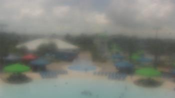 Weather camera view of Pirates Bay Water Park.