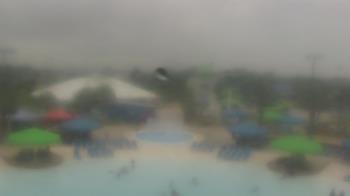 Weather camera view of Pirates Bay Water Park.