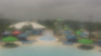 Weather camera view of Pirates Bay Water Park.