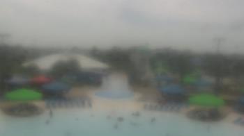 Weather camera view of Pirates Bay Water Park.