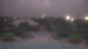 Weather camera view of Pirates Bay Water Park.