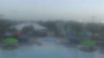 Weather camera view of Pirates Bay Water Park.