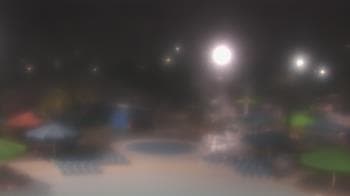 Weather camera view of Pirates Bay Water Park.