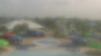 Weather camera view of Pirates Bay Water Park.