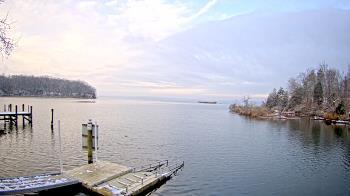 Weather camera view of Mallows Bay.