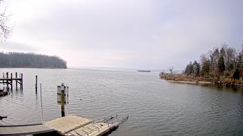 Weather camera view of Mallows Bay.