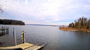 Weather camera view of Mallows Bay.