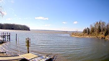 Weather camera view of Mallows Bay.