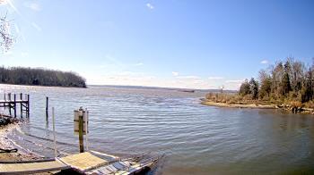 Weather camera view of Mallows Bay.