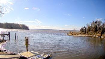 Weather camera view of Mallows Bay.