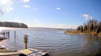 Weather camera view of Mallows Bay.