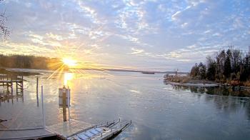 Weather camera view of Mallows Bay.