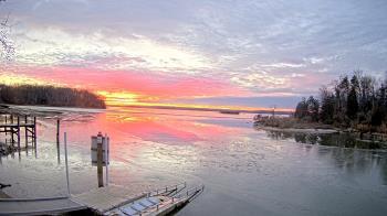 Weather camera view of Mallows Bay.