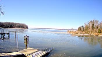 Weather camera view of Mallows Bay.